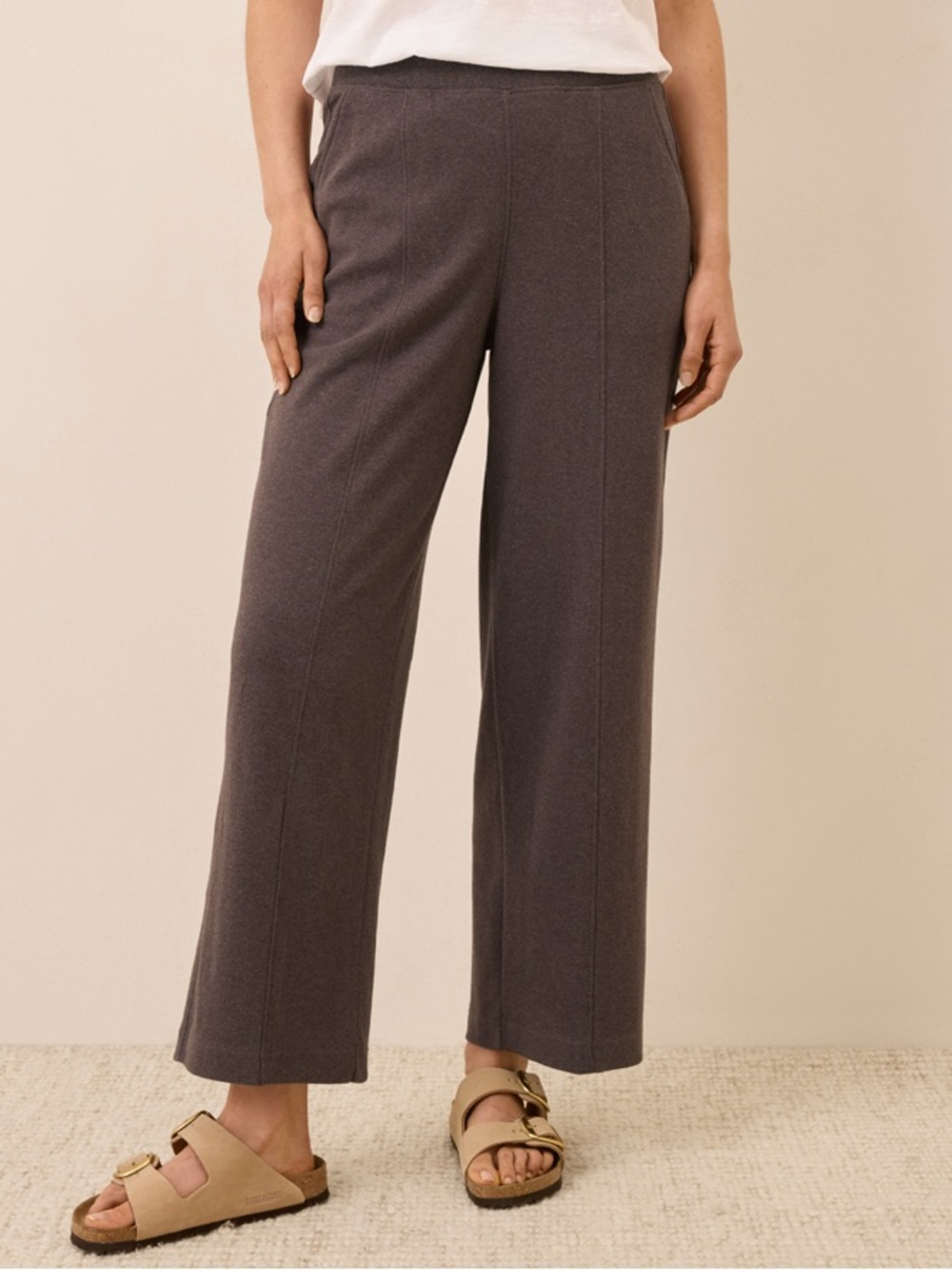 Pact Organic Airplane Pintuck Wide Leg Pant